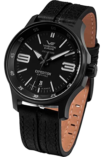 Vostok Europe Herren Analog Automatik Uhr mit Leder Armband YN55-592C556 von Vostok Europe