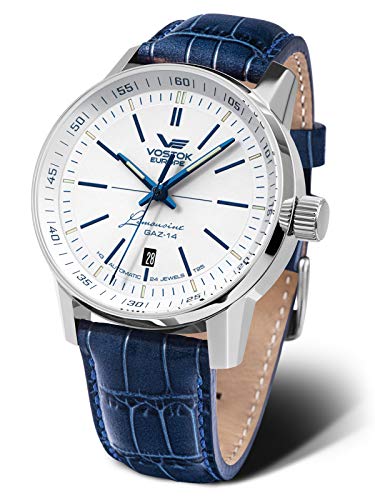 Vostok Europe Herren Analog Automatik Uhr mit Leder Armband 565A594 von Vostok Europe