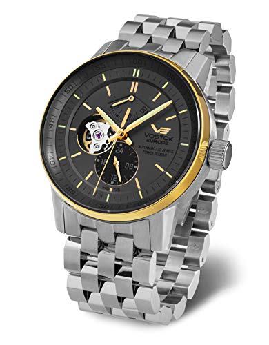 Vostok Europe GAZ 14 Limousine mit Glieder Edelstahlband Automatik Power Reserve YN84-565E551-B von Vostok Europe