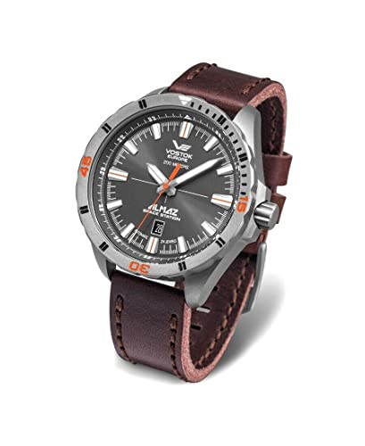 Vostok Europe Herren Analog Automatik Uhr mit Leder Armband NH35A-320H263 L von Vostok Europe