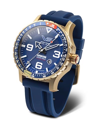 Vostok Europe Herrenuhr Automatik Polar Sun Blau/Braun YN55-597B730 von Vostok Europe