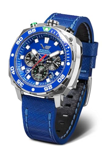Vostok Europe Herrenuhr Systema Periodicum Chronograph Hydrogen VK67-650A720 von Vostok Europe