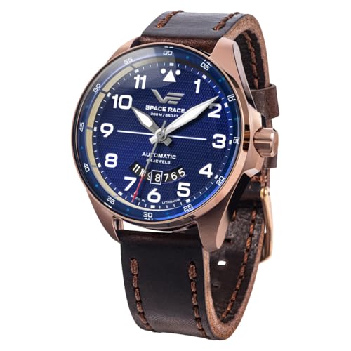 Vostok Europe Herrenuhr Automatik Space Race Braun/Blau YN55-325B746 von Vostok Europe