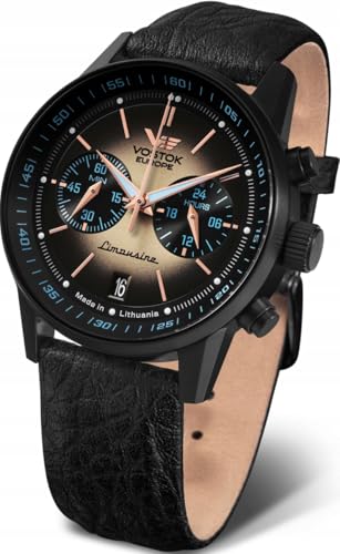 Vostok Europe Unisex Chronograph Japanisches Quarzwerk Uhr mit Leder Armband VK64-560C691 Vostok Europe Unisex Chronograph Japanisches Quarzwerk Uhr mit Leder Armband VK64-560C691 von Vostok Europe