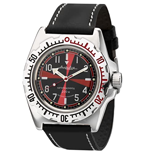 VOSTOK Wostok Amphibia Radio Room 2415/110650 Military Taucheruhr 20ATM 200m Automatik russische mechanische Uhr aus Russland von Vostok Germany
