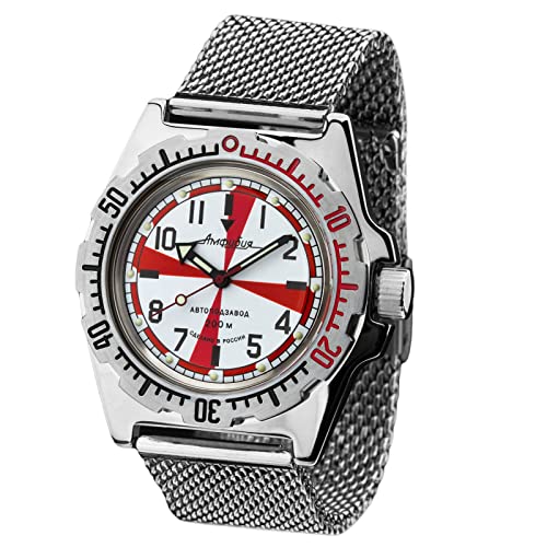 VOSTOK Wostok Amphibia Radio Room 2415/110750 Military Taucheruhr 20ATM 200m Automatik russische mechanische Uhr aus Russland von Vostok Germany