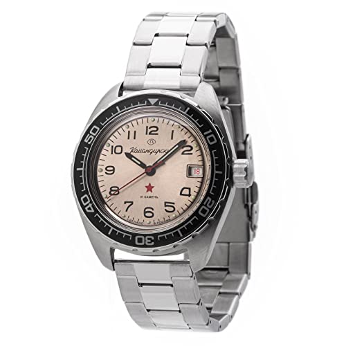 VOSTOK Wostok Komandirskie Taucheruhr 200m Automatik 2416/020708 russische mechanische Uhr aus Russland von Vostok Germany