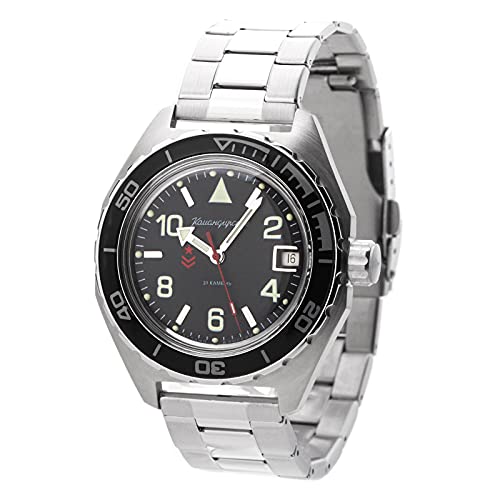 Vostok Wostok Komandirskie 2416/650536 Military Taucheruhr 200m russische mechanische Automatik Uhr aus Russland 20 ATM von Vostok Germany