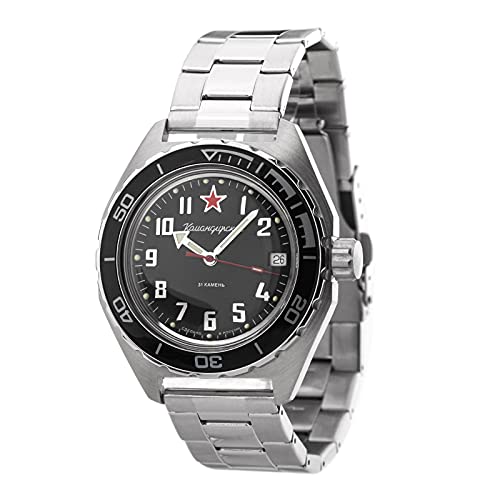 Vostok Wostok Komandirskie 2416/650537 Military Taucheruhr 200m russische mechanische Automatik Uhr aus Russland 20 ATM von Vostok Germany