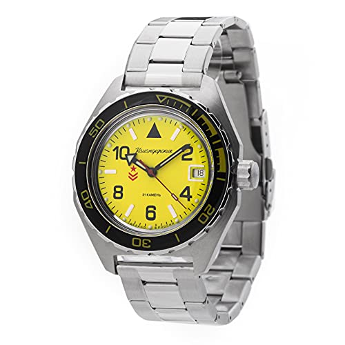 Vostok Wostok Komandirskie 2416/650855 Military Taucheruhr 200m russische mechanische Automatik Uhr aus Russland 20 ATM von Vostok Germany