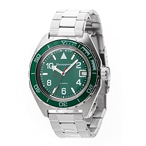 Vostok Wostok Komandirskie 2416/650858 Military Taucheruhr 200m russische mechanische Automatik Uhr aus Russland 20 ATM von Vostok Germany