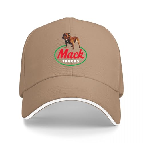 Vouttvii Baseballkappe für Mack Truck, schwarz, verstellbar, Sandwich-Hut für Herren, Hüte für Damen, natur, Einheitsgröße von Vouttvii