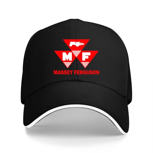 Vouttvii Baseballkappe für Massey Ferguson, schwarz, verstellbar, Sandwich-Hut für Herren, Hüte für Damen, Schwarz , Einheitsgröße Vouttvii Baseballkappe für Massey Ferguson, schwarz, verstellbar, Sandwich-Hut für Herren, Hüte für Damen, Schwarz , Einheitsgröße von Vouttvii