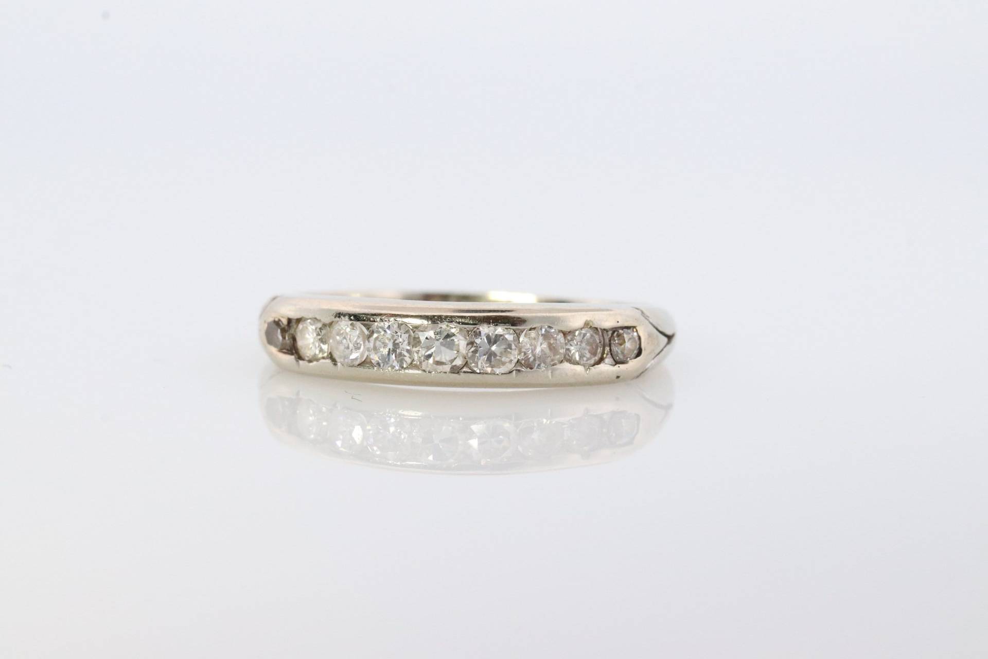 18K Antique Diamond Kanalband. Art Déco 1920Er Jahre Diamant-Band. M(132/25 von VoxMarket