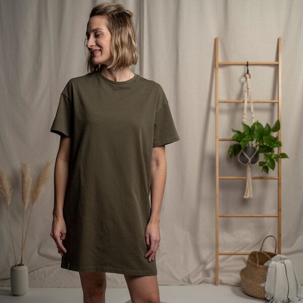 Vresh Clothing Eliv - T-Shirt Kleid aus Biobaumwolle von Vresh Clothing