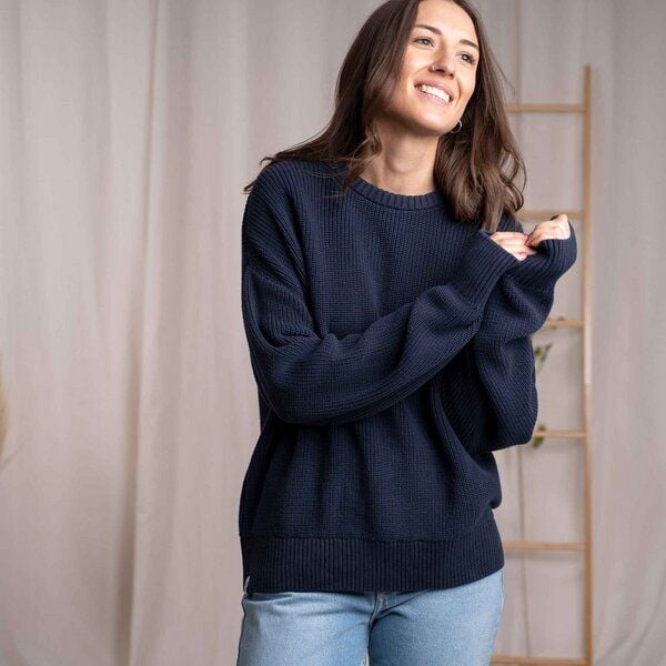 Vresh Clothing Livia, Oversized Strickpullover aus Biobaumwolle von Vresh Clothing