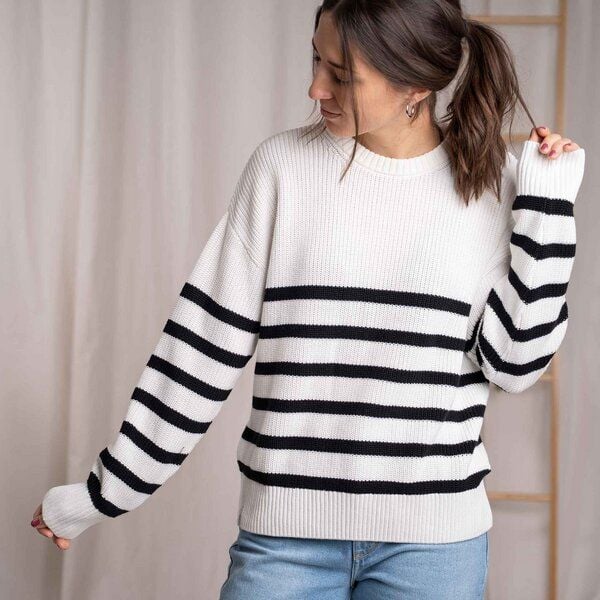 Vresh Clothing Livia, Oversized Strickpullover aus Biobaumwolle von Vresh Clothing