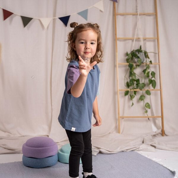 Vresh Clothing Mini Avve - 3-Farbiges Kinder T-Shirt aus Biobaumwolle von Vresh Clothing