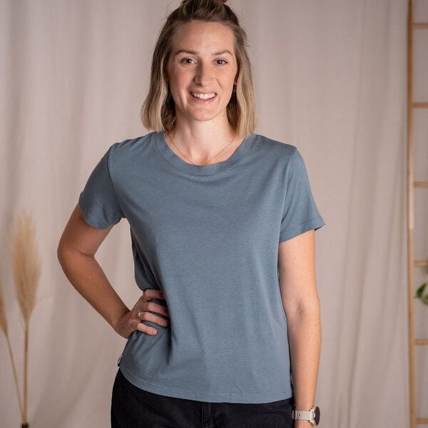 Vresh Clothing Veli - Crop T-Shirt aus Tencel-Mix von Vresh Clothing