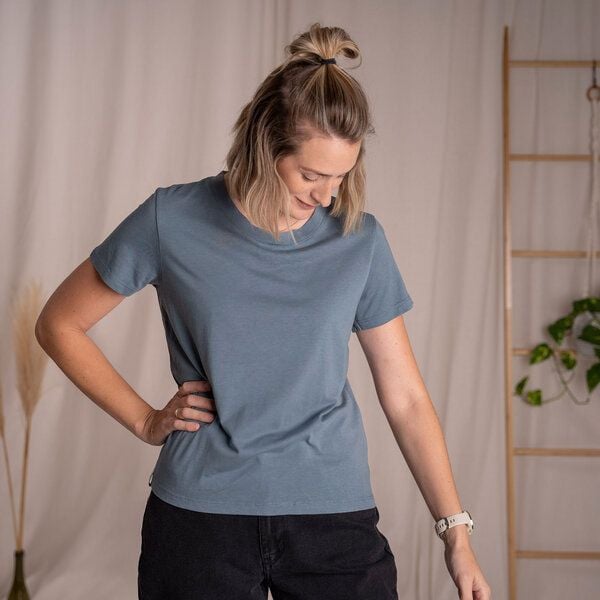 Vresh Clothing Veli - Crop T-Shirt aus Tencel-Mix von Vresh Clothing