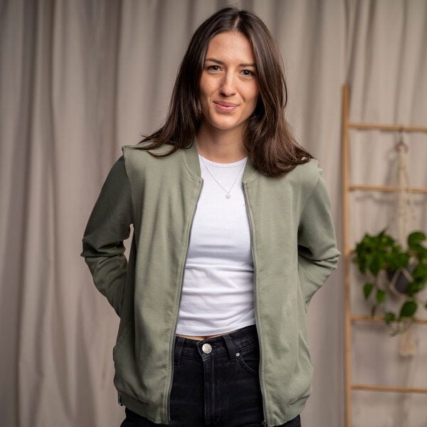 Vresh Clothing Velia - Zip Weste aus Biobaumwolle von Vresh Clothing