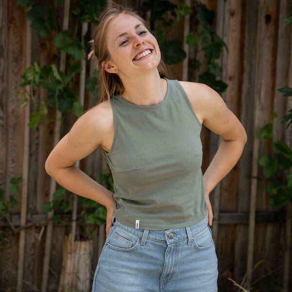 Vresh Clothing Viona - Crop Top aus Biobaumwolle Vresh Clothing Viona - Crop Top aus Biobaumwolle von Vresh Clothing