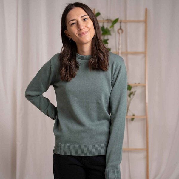 Vresh Clothing Vrenja, Klassischer Strickpullover aus Biobaumwolle von Vresh Clothing