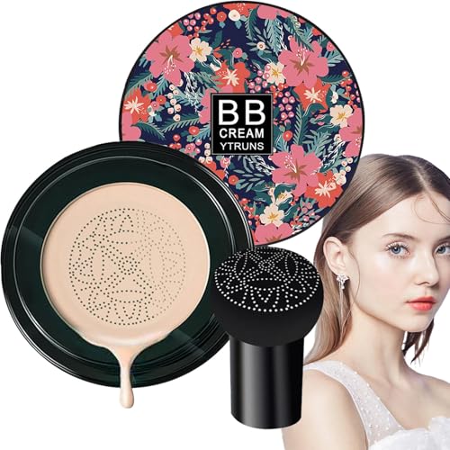 BB Cream Foundation Makeup | Moisturizing Air Cushion Face Makeup | Concealer Makeup Base | Hydrating BB Cream for Coverage | Perfect for Women & Friends, Lightweight, Long-Lasting von Vriusi