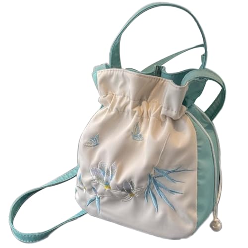 Bestickte Tasche im chinesischen Stil, Damen-Tragetasche, stilvolle Handtaschen, Damen-Schultertaschen, modische chinesische bestickte Sling-Tasche für Hochzeiten, Versammlungen, Abend-Outfits, grün Bestickte Tasche im chinesischen Stil, Damen-Tragetasche, stilvolle Handtaschen, Damen-Schultertaschen, modische chinesische bestickte Sling-Tasche für Hochzeiten, Versammlungen, Abend-Outfits, grün von Vriusi
