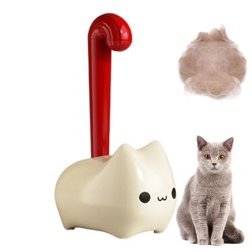 Lint Roller, Cute Sticky Roller Pet Hair Remover with Vertical Tail Cat Design, 60 Sheets per Roller Lint Rollers, Dog Hair Remover for Thanksgiving & Christmas, Usage for Pet Hair Removal & Cleaning von Vriusi