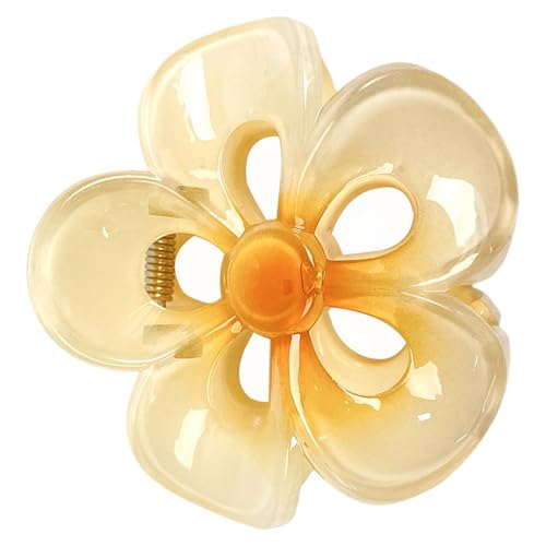 Vriusi Blumenkrallenklammern, Blumen-Haarspangen für Haar | Blumen-Haarspangen mit starkem Halt | Haarspangen für Frauen, Haar-Accessoires, große Haarspangen von Vriusi