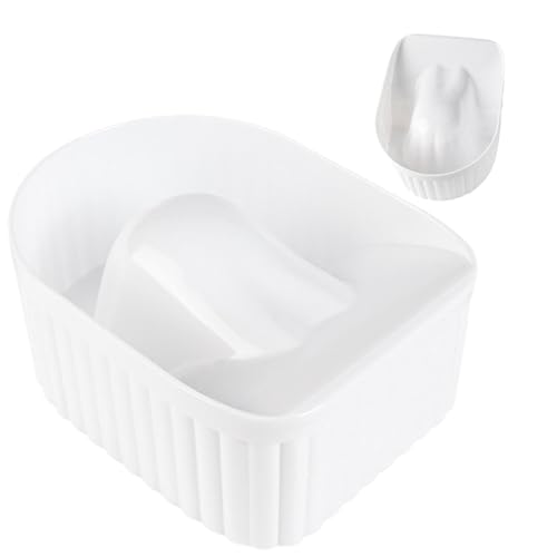 Vriusi Maniküre Nail Bowl, Japanese Maniküre Hand Basin, Nail Polish Remover Soak Off Maniküre Bowl, Nail Care Spa Tool, Polish Remover Maniküre Bowl for Salon, Beauty and Home Use von Vriusi