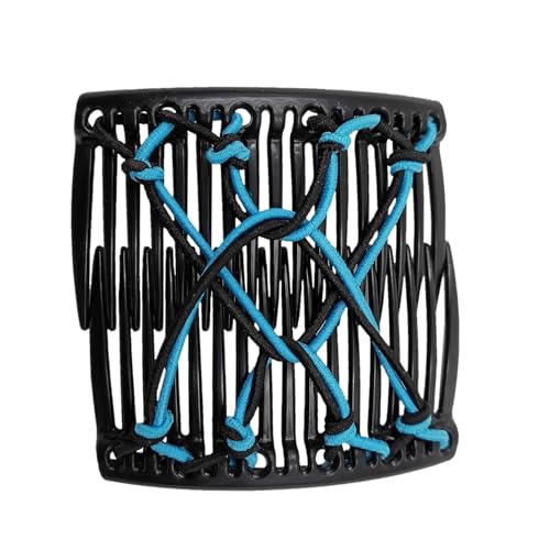 Vriusi Stretchy Hair Combs, Popular Retro Magic Hair Comb, Magic Women Comb Clip, Creative Elastic Hairpin, Double Comb Hair Clip, Multipurpose Hair Accessories for Braided Hair, Bun and Low Ponytail von Vriusi