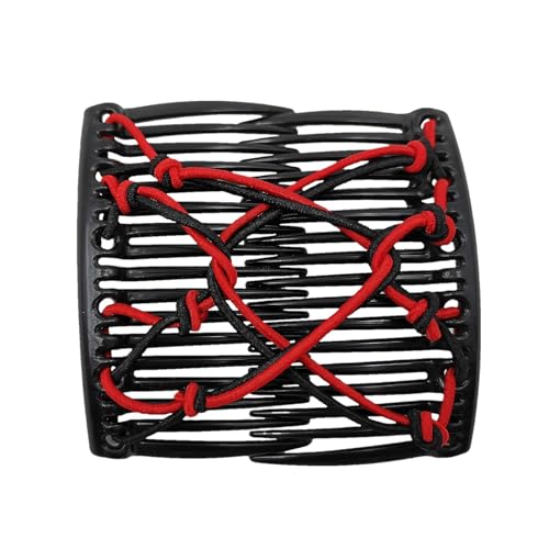 Vriusi Stretchy Hair Combs, Popular Retro Magic Hair Comb, Magic Women Comb Clip, Creative Elastic Hairpin, Double Comb Hair Clip, Multipurpose Hair Accessories for Braided Hair, Bun and Low Ponytail von Vriusi