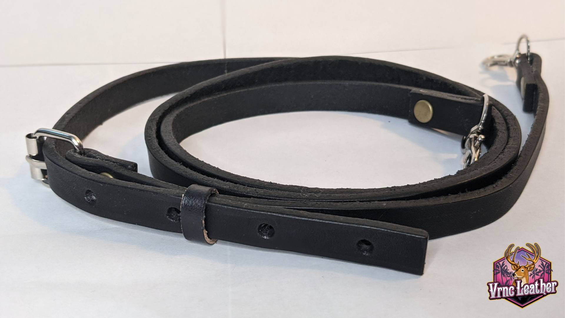 Personalisierte Verstellbare Schwarze Latigo Leder Crossbody Taschengurt 1/2 Zoll | Vrnc Personalisierte Verstellbare Schwarze Latigo Leder Crossbody Taschengurt 1/2 Zoll | Vrnc von VrncLeathercraft