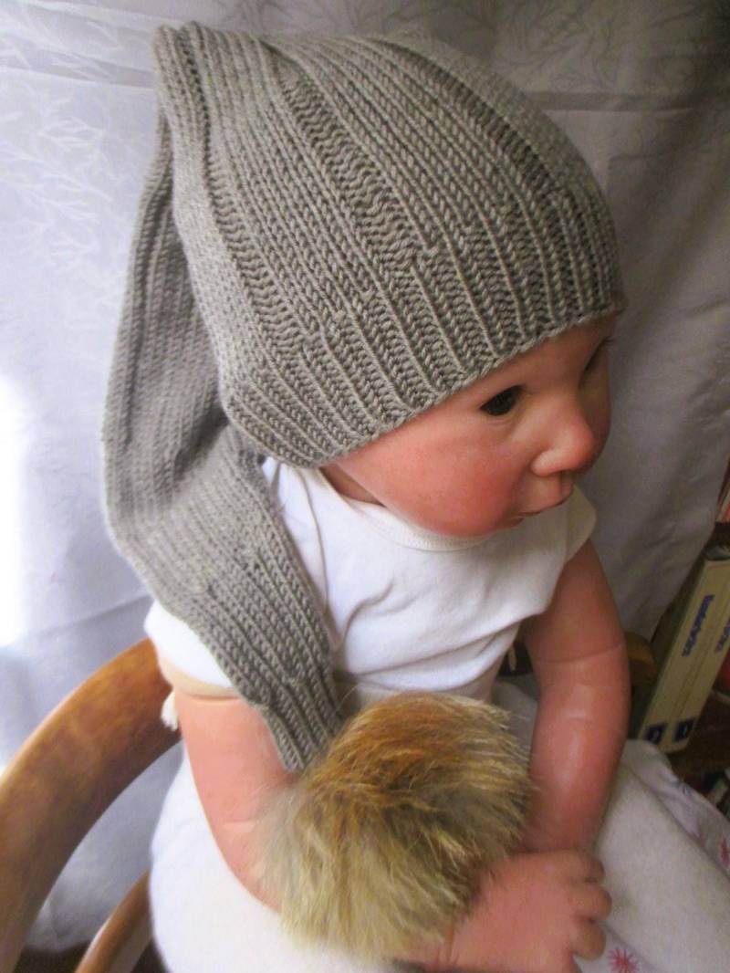 Wichtelmütze 100% Merinowolle Für Ku 45-47 cm von VroniStrickt