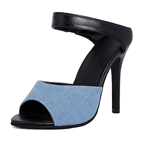 Vrupons Damen Pumps Sexy High Heels für Fashion Women(Blau,44) von Vrupons