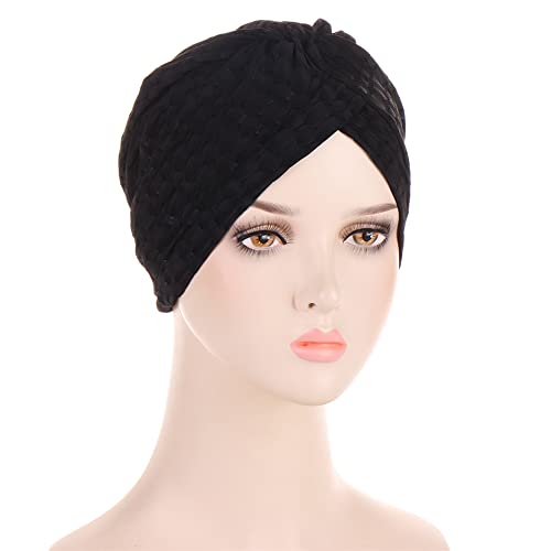 Damen Atmungsaktive Solid Turban Caps Muslim Kopftuch Bonnet Hijab Cap von Vsadsau