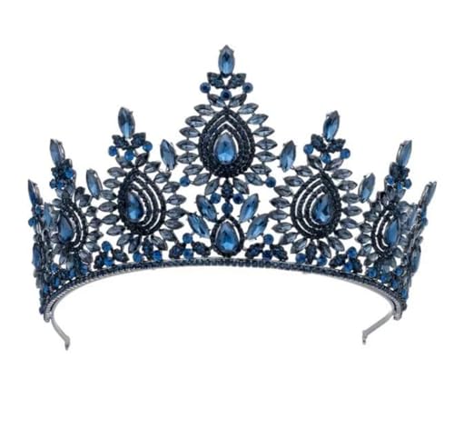 Damen Prinzessin Strass Kronen Braut Krone Tiara Hochzeit Kopfschmuck Geburtstag Braut Kopfschmuck von Vsadsau
