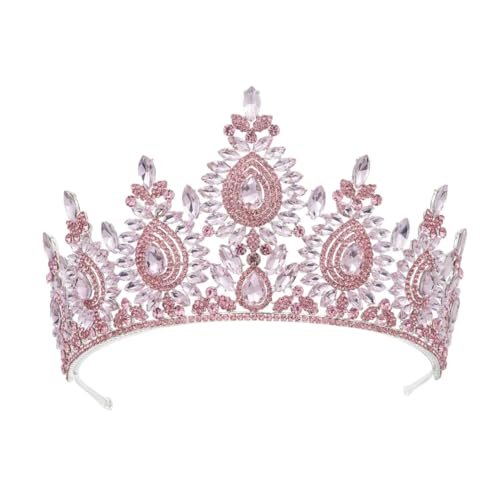 Damen Prinzessin Strass Kronen Brautkrone Tiara Hochzeit Kopfschmuck Geburtstag Braut Kopfschmuck von Vsadsau
