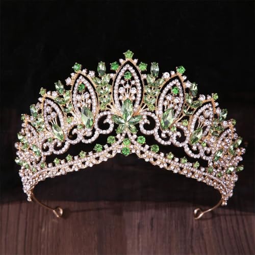 Damen Strass Braut Tiaras Krone Abschlussball Diadem Hochzeit Haarschmuck Haarschmuck Kopfschmuck von Vsadsau