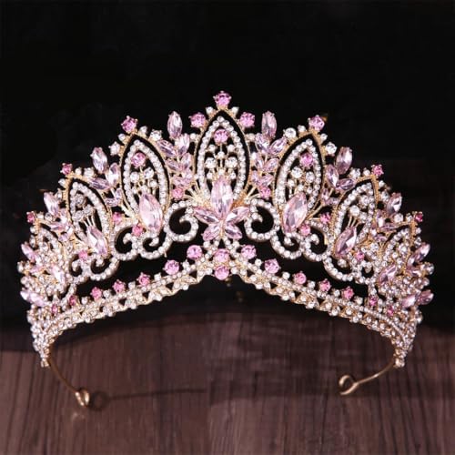 Damen Strass Braut Tiaras Krone Abschlussball Diadem Hochzeit Haarschmuck Haarschmuck Kopfschmuck von Vsadsau