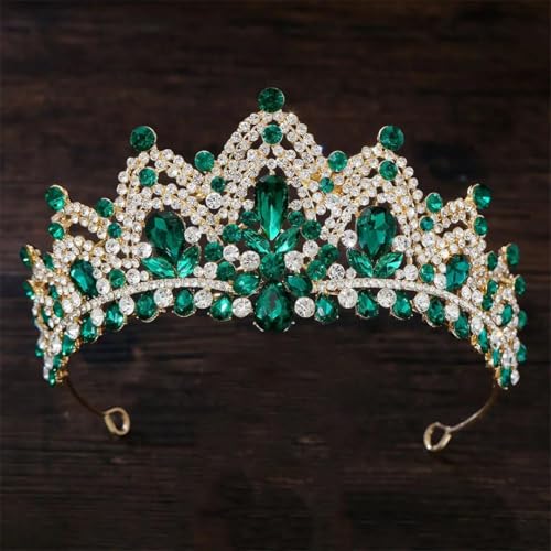 Damen Strass Braut Tiaras Kronen Hochzeit Diadem Prinzessin Party Haar Geburtstag Party Haar Kopfschmuck von Vsadsau