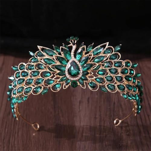 Damen Strass Tiaras Festzug Diadem Hochzeit Kronen Stirnband Haar Kleid Schmuck Zubehör von Vsadsau