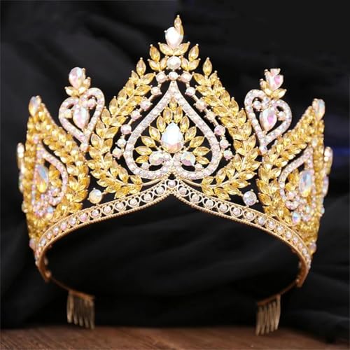 Diadem für Damen, Strass, Brautkrone, Diadem, Kopfschmuck, Brautkleid, Hochzeitskleid, hübsches Haar-Accessoire von Vsadsau