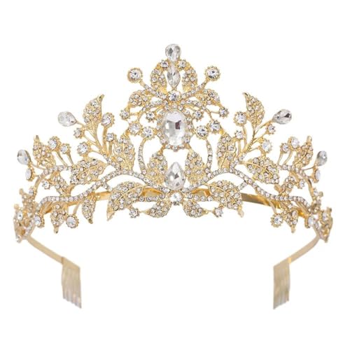 Diadem für Damen, Strass, Brautkrone, Diadem, Kopfschmuck, Kämme, Braut, Hochzeitskleid, Haar-Accessoires von Vsadsau