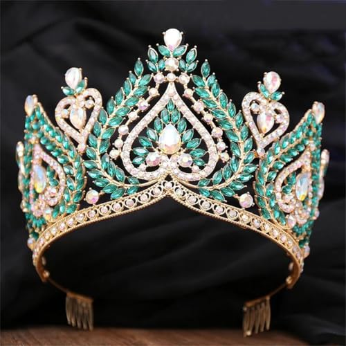 Diadem für Damen, Strass, Brautkrone, Tiaras, Kopfschmuck, Brautkleid, Hochzeitskleid, hübsches Haar-Accessoire von Vsadsau