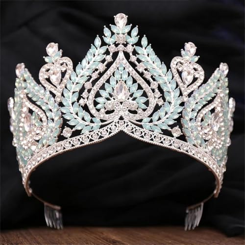 Diadem für Damen, Strass, Brautkrone, Tiaras, Kopfschmuck, Brautkleid, Hochzeitskleid, hübsches Haar-Accessoire von Vsadsau