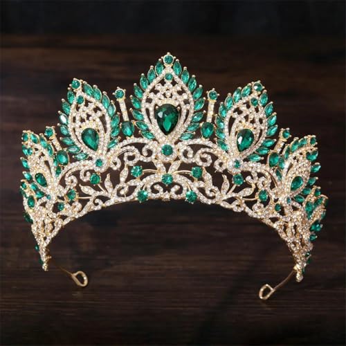 Große Strass-Tiaras für Damen, Brautschmuck, Hochzeit, Diadem Prinzessin, Party, Haarschmuck, Schmuck Große Strass-Tiaras für Damen, Brautschmuck, Hochzeit, Diadem Prinzessin, Party, Haarschmuck, Schmuck von Vsadsau