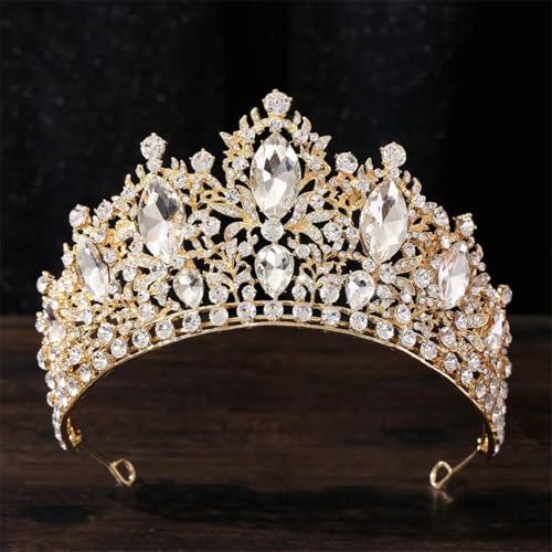 Große Strass-Tiaras für Damen, Brautschmuck, Hochzeit, Diadem Stirnband, Prinzessinnen-Party, Haarschmuck Große Strass-Tiaras für Damen, Brautschmuck, Hochzeit, Diadem Stirnband, Prinzessinnen-Party, Haarschmuck von Vsadsau